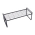 Vienlīmeņa metāla virtuves plaukts-organizators, melns, 51,5 × 18,5 × 21 cm