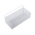Piekarināms metāla grozs-organizators virtuvei un vannasistabai, balts, 29cm x 14cm x 10cm