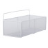 Piekarināms metāla grozs-organizators virtuvei un vannasistabai, balts, 29cm x 14cm x 10cm