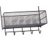 Piekarināms metāla plaukts-organizators virtuvei un vannasistabai, melns, 42 × 26 × 13 cm