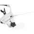 Galvas lupa-brilles ar 4 LED diodēm un maināmām lēcām, 3,5x