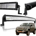 LED darba lukturis-prožektors, 675 W, 12–24 V, 192+42 LED, 130 cm
