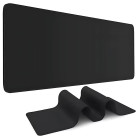 Spēļu peles un tastatūras paliktnis, neslīdošs, melns, XXL 90 × 40 cm