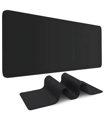 Spēļu peles un tastatūras paliktnis, neslīdošs, melns, XXL 90 × 40 cm