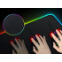 RGB spēļu peles paliktnis ar apgaismojumu un USB, XL, 80x30 cm