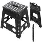 Saliekams ķeblītis ar rokturi, melns, 39 cm