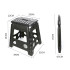 Saliekams ķeblītis ar rokturi, melns, 39 cm