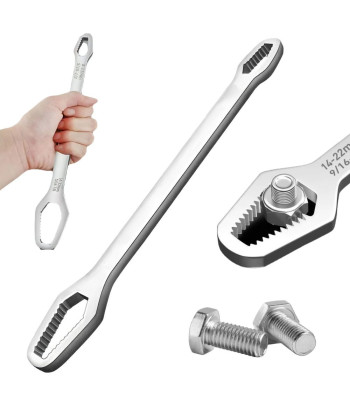 Universāla divpusēja dakšatslēga skrūvēm un uzgriežņiem, 8–13 mm, 14–22 mm