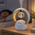 Pretodu atbaidītājs, gaisa mitrinātājs un LED lampa ar USB, 20 × 17 cm, pamatnes diametrs 10,5 cm