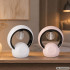 Pretodu atbaidītājs, gaisa mitrinātājs un LED lampa ar USB, 20 × 17 cm, pamatnes diametrs 10,5 cm