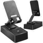 Tālruņa un planšetdatora statīvs ar Bluetooth skaļruni, 14 cm x 8 cm x 4 cm