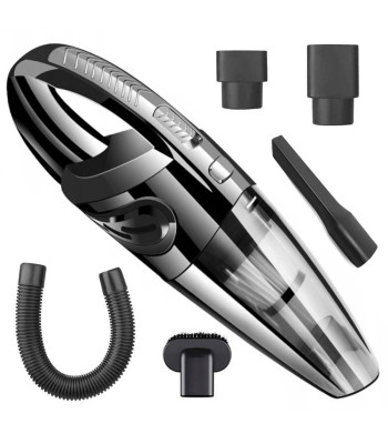 Bezvadu rokas automašīnas putekļsūcējs ar USB uzlādi, 120 W
