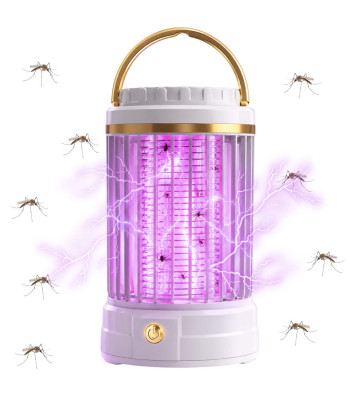 Akumulatora piekaramā UV LED lampa pret odiem un kukaiņiem ar gaismiņu, 2 režīmi