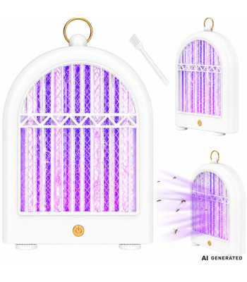 Elektriskā UV lampa pret odiem un mušām ar USB, 2 gaismas režīmi, 2000 V