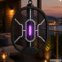 Elektriskais odu un mušu sitamais ar UV lampu, salokāms, melns, 2W1