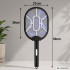 Elektriskais odu un mušu sitamais ar UV lampu, salokāms, melns, 2W1