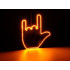 LED žestu signālierīce automašīnas aizmugurējam stiklam ar pulti, 14,5cm x 11,5cm