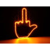 LED žestu signālierīce automašīnas aizmugurējam stiklam ar pulti, 14,5cm x 11,5cm