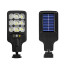 Āra saules LED ielu lampa ar kustības un krēslas sensoru un tālvadības pulti, HS-8037-A