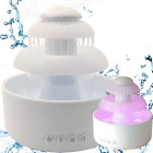 Gaisa mitrinātājs un difuzors ar LED lampu, aromterapiju un strūklakas efektu, bezvadu, 20cm x 18cm