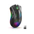 Bezvadu spēļu pele ar optisko sensoru un RGB apgaismojumu, 2,4 GHz