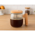 Elektriskā pašmaisāmā stikla krūze kafijai, tējai un citiem dzērieniem, 400 ml