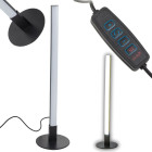 Mūsdienīga dekoratīva LED stāvlampa un galda lampa, melna, 40 cm