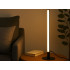 Mūsdienīga dekoratīva LED stāvlampa un galda lampa, melna, 40 cm