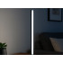 Mūsdienīga dekoratīva LED stāvlampa un galda lampa, melna, 40 cm