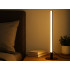 Mūsdienīga dekoratīva LED stāvlampa un galda lampa, melna, 40 cm