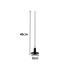 LED stāvlampa, dekoratīva galda un grīdas lampa ar 3 gaismas toņiem, 40 cm