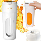 Pārnēsājams blenderis smūtijiem, kokteiļiem un sulām, bezvadu, USB, 340 ml