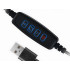 Spirālveida LED galda lampa ar USB, 3 gaismas krāsām un regulējamu spilgtumu, 10cm x 25cm