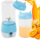 Pārnēsājams USB blenderis smūtijiem un kokteiļiem ar krūzi, 350 ml