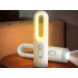 LED naktslampiņa ar kustības sensoru un lukturīša funkciju, uzlādējama ar USB, 17 cm x 4,5 cm