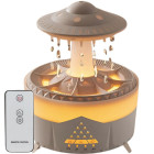Gaisa mitrinātājs, aromāta difuzors un UFO formas LED lampa ar tālvadības pulti, 14cm x 17cm