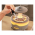 Gaisa mitrinātājs, aromāta difuzors un UFO formas LED lampa ar tālvadības pulti, 14cm x 17cm
