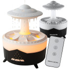 Gaisa mitrinātājs un aromāta difuzors UFO formā ar RGB LED apgaismojumu un tālvadības pulti