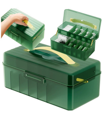 Organizators kabeļiem, lādētājiem un makšķerēšanas piederumiem, 24 × 13 × 10 cm