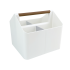 Galda organizators rakstāmpiederumiem, sīkumiem un kosmētikai, 16,5 × 18 × 16,5 cm