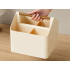 Galda organizators rakstāmpiederumiem, sīkumiem un kosmētikai, 16,5 × 18 × 16,5 cm