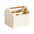 Galda organizators rakstāmpiederumiem, sīkumiem un kosmētikai, 16,5 × 18 × 16,5 cm