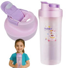 Bērnu ūdens pudele skolai un bērnudārzam, violeta, 500 ml, 20cm x 7,5cm