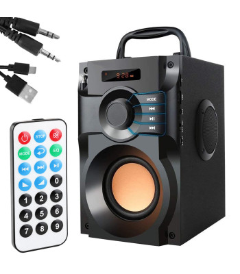 Bezvadu Bluetooth skaļrunis ar FM radio un tālvadības pulti, A11