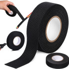 Melna auduma izolācijas lente, 19 mm x 25 m