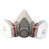 Krāsošanas respirators, aizsargpusmaska ar filtriem 6200