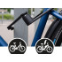 Saliekama velosipēda slēdzene ar atslēgu velosipēdam un skrejritenim, 80 cm