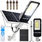 Āra saules fasādes lampa ar krēslas sensoru un tālvadības pulti, 154 LED, 1600 W