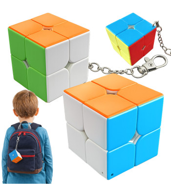 Mini loģiskais kubs un atslēgu piekariņš 2x2, 3,5 × 3,5 × 3,5 cm