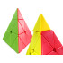 Loģiskais izglītojošais piramīdas kubs Speed Cube Pyraminx, 9,5cm x 9,5cm x 9,5cm